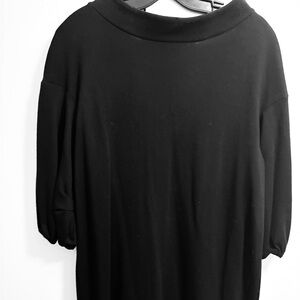 Vince Classic Black Long Sleeve Dress
